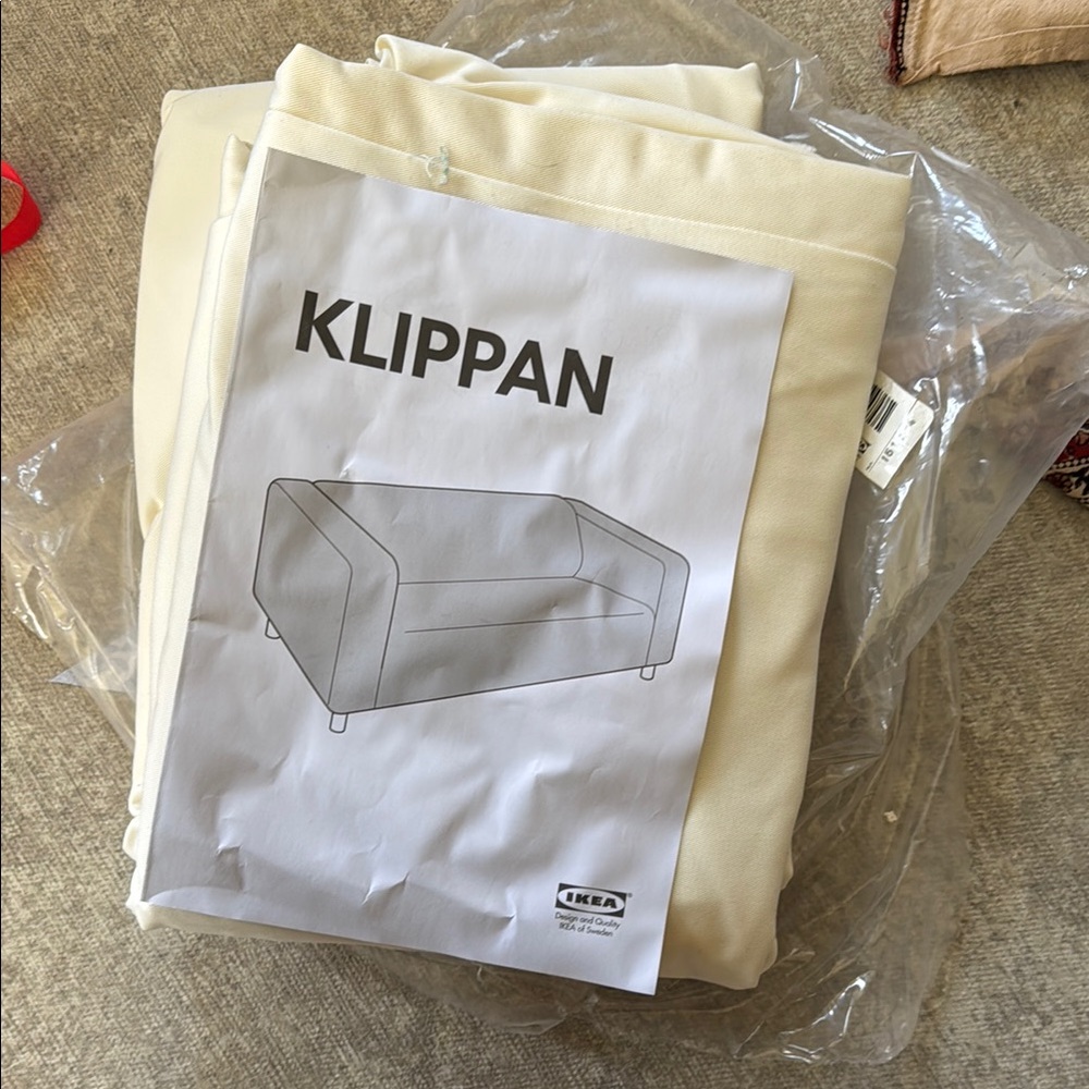 IKEA Klippan Sofa Cover in Cream